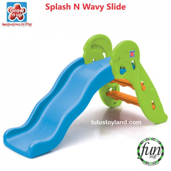 Perosotan Anak Grow n Up Splash N Wavy Slide pasang selang keluar Air