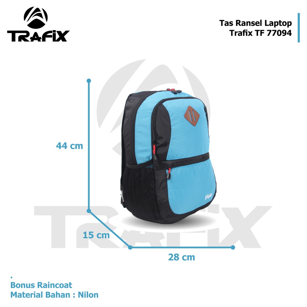 [KLIKTAS] Tas Ransel Sekolah Pria ABG Remaja Backpack Trafix 77094