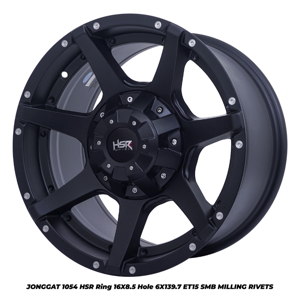 Velg Mobil HSR JONGGAT 1054 Ring 16 Pelek Offroad Terrano Hiace Ranger I Toko Velg Surabaya