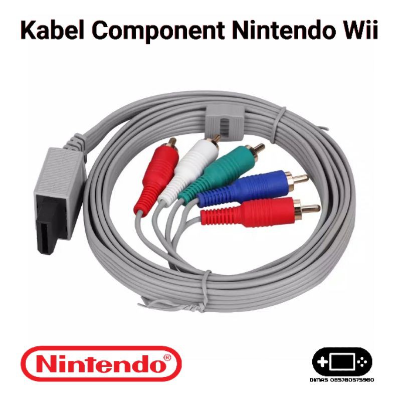 nintendo wii component cable