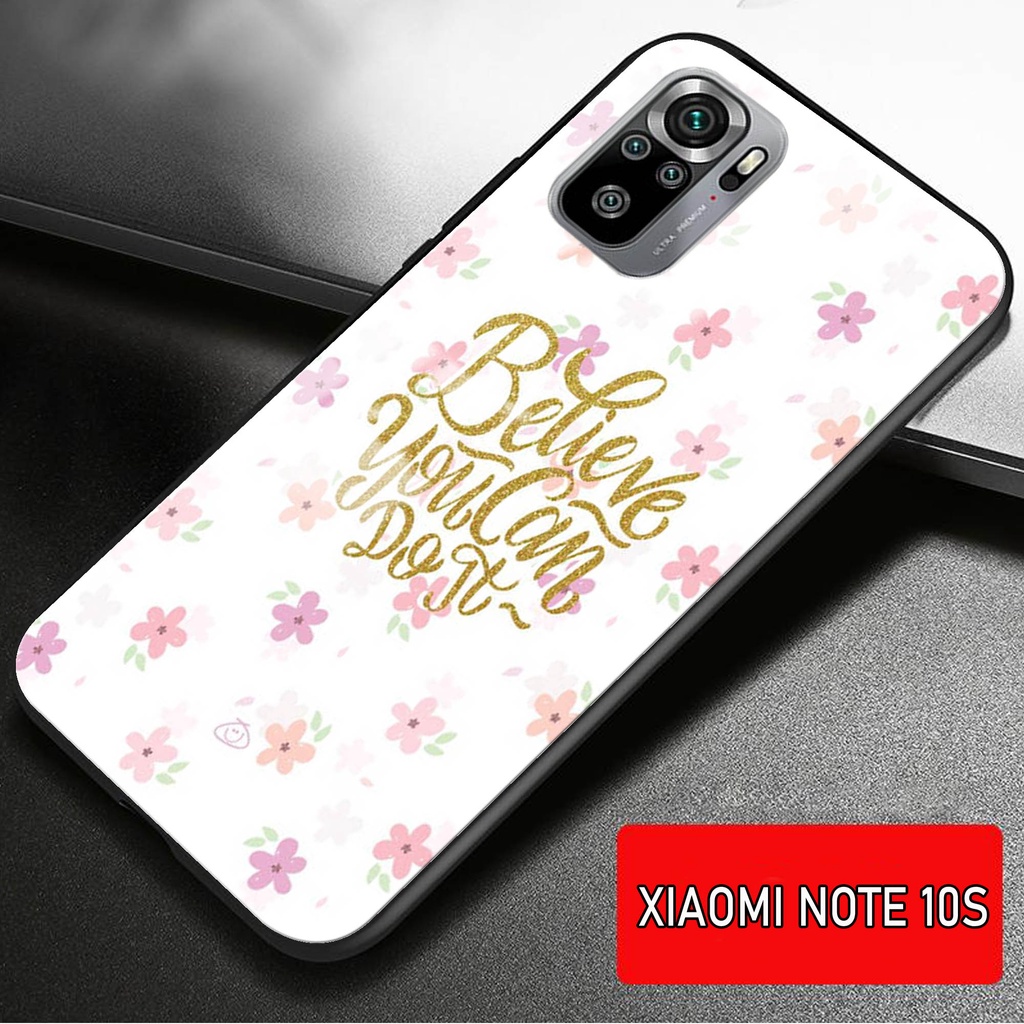 Softcase Glass Kaca XIAOMI REDMI NOTE 10 S - Casing HP XIAOMI REDMI NOTE 10 S [ S44].