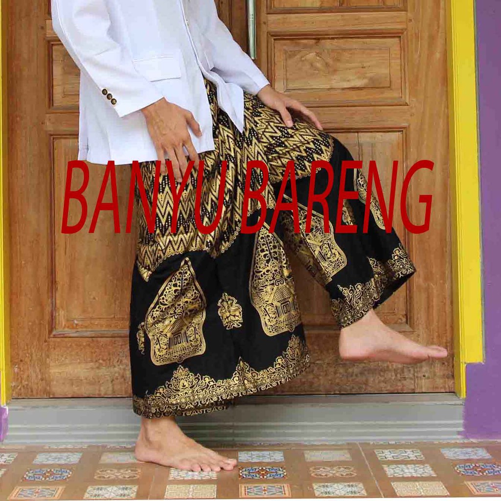 Jual Celana Sarung Motif Batik Gunungan Wayang Batik Nusantara Shopee