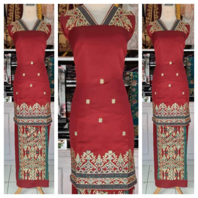 Bahan baju kurung bukittinggi motif 1 khas bukittinggi