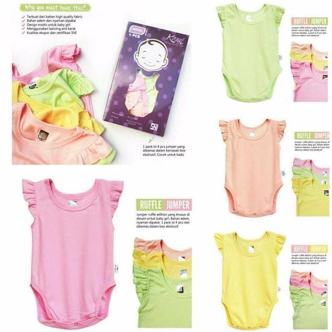 Kazel Jumper Ruffle Isi 4 Pcs