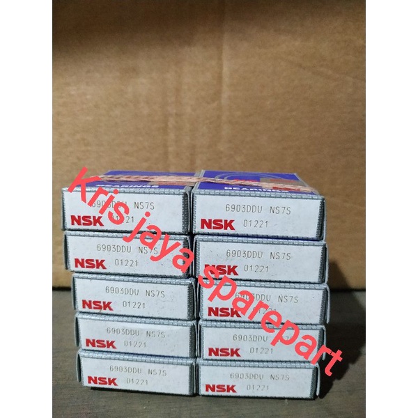 Bearing Deep Groove seri 6903 2rs nsk, 6903 zz ntn, 6903 zz asb, 6903 2rs ntn, 6903 2rs asb, 6901 C3