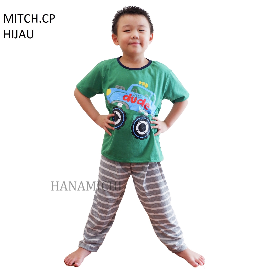 Hanamichi MITCH.CP Baju Tidur Anak Lengan Pendek