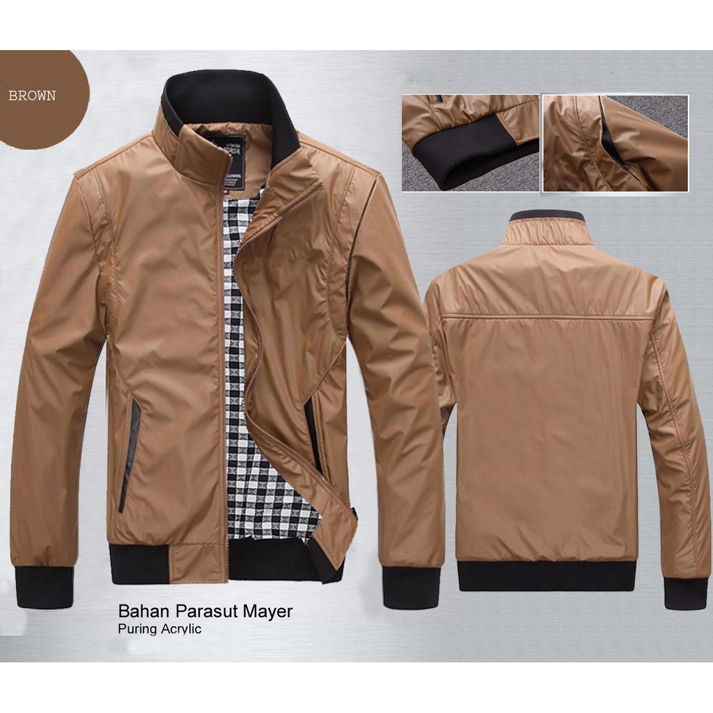 Jaket Parasut Tebal JTR Pria Original Branded WP