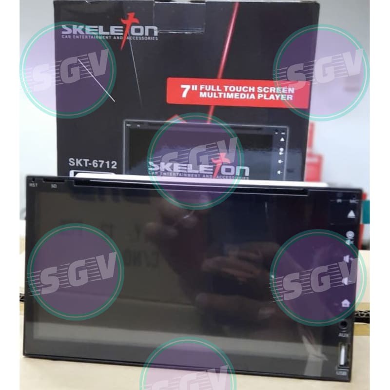Head Unit Double Din Skeleton Skt-6712 7Inch Universal