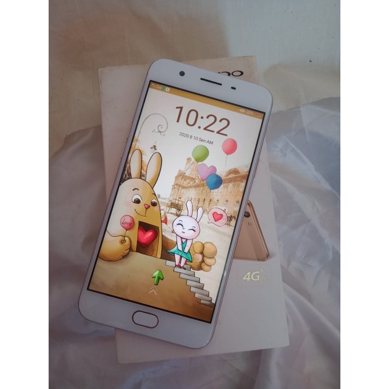 oppo f1s second rosegold bekas