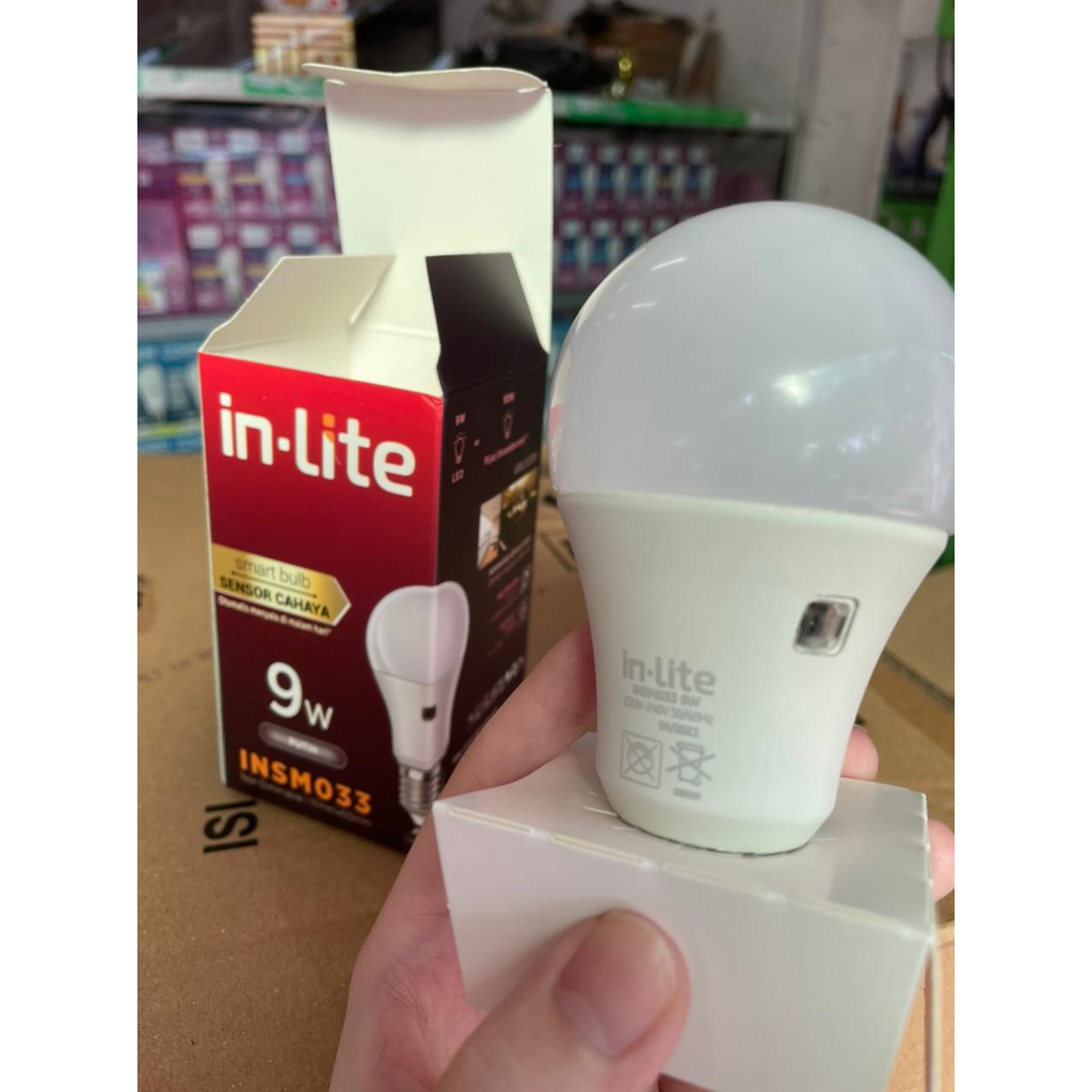 INLITE Lampu Sensor Cahaya 9w 9Watt 9 Watt 9 W IN-LITE INSM033