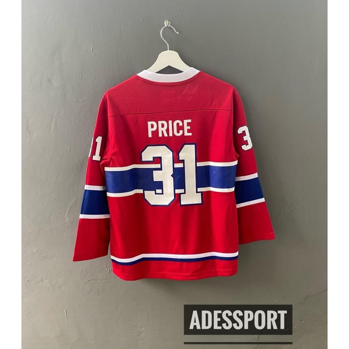 JERSEY HOOKEY NHL MONTREAL CANADIES YOUTH ORIGINAL ASLI