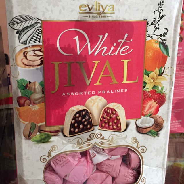 

Coklat Turki White Jival Evliya