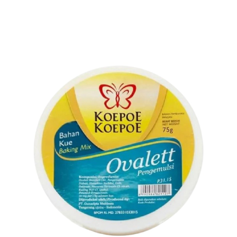 

Koepoe Koepoe Bahan Kue Ovalett 75 gr ACCJKT