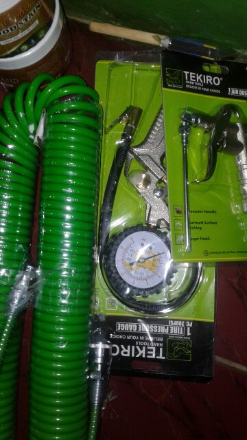 Paket Isi Angin Ban Untuk Kompresor Selang Dan Air Duster Full Tekiro