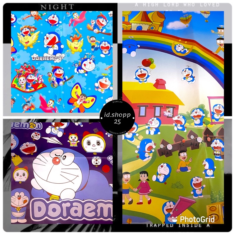 

KERTAS KADO DORAEMON DORA EMON KERTAS SR GLOSSY HARGA 1 LEMBAR