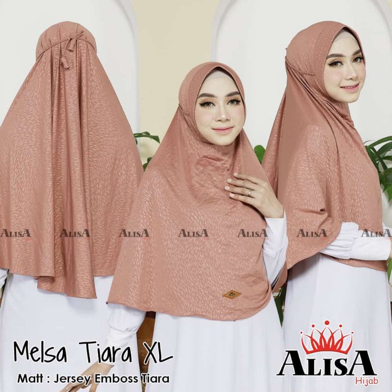 MELSA TIARA KEPANG XL / BERGO TALI KEPANG / JILBAB BERGO TALI / JILBAB EMBOSS / HIJAB EMBOSS / BERGO TALI / JILBAB EMBOSS / HIJAB EMBOSS