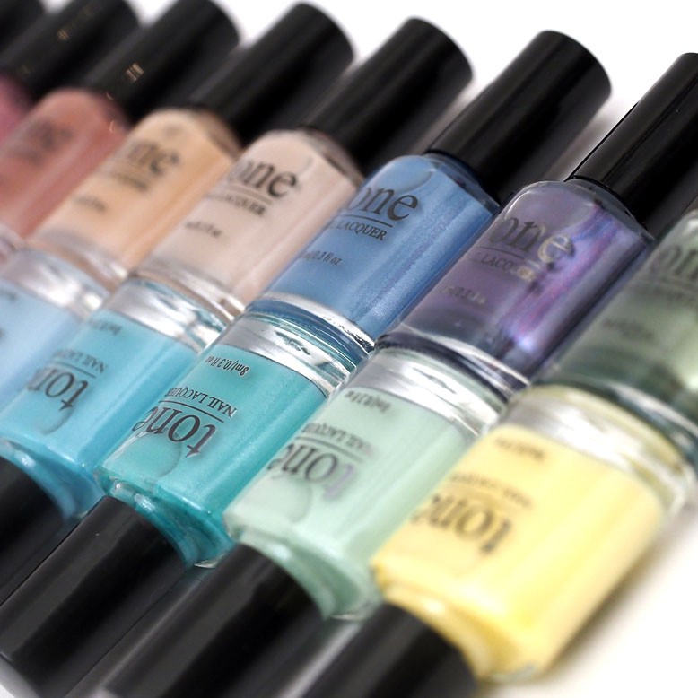 Kutek TONE Nail Polish BPOM Seri Warna Pastel Soft Mixed Color High Quality Paling Lengkap