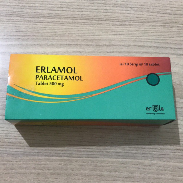 Erlamol paracetamol obat untuk sakit apa
