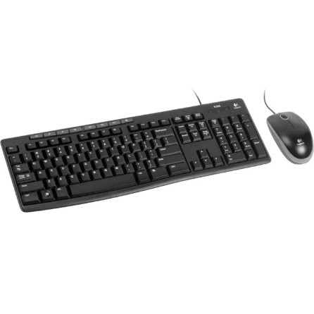 Keyboard Mouse Logitech MK200