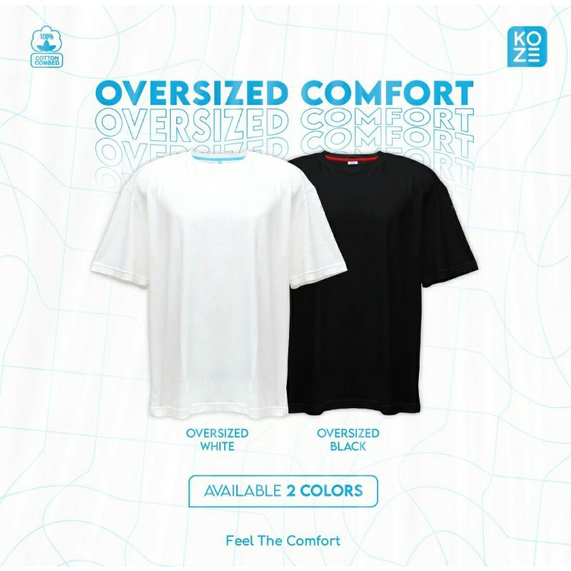 KAOS POLOS OVERSIZED | KAOS POLOS KOZE