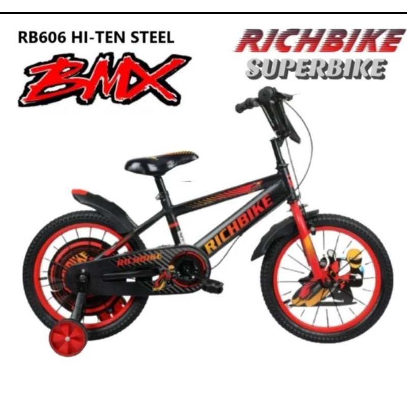 SEPEDA ANAK COWOK LAKI BMX 16 RICH BIKE 3520