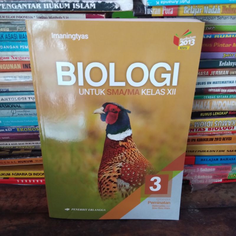 Biologi Kelas 12 Xii 3 Sma Erlangga Kurikulum 2013 Revisi Peminatan Irnaningtyas Shopee Indonesia