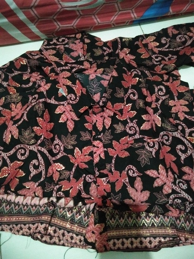 Kemeja Batik Prada Dewasa Lengan Pendek Premium Jumbo