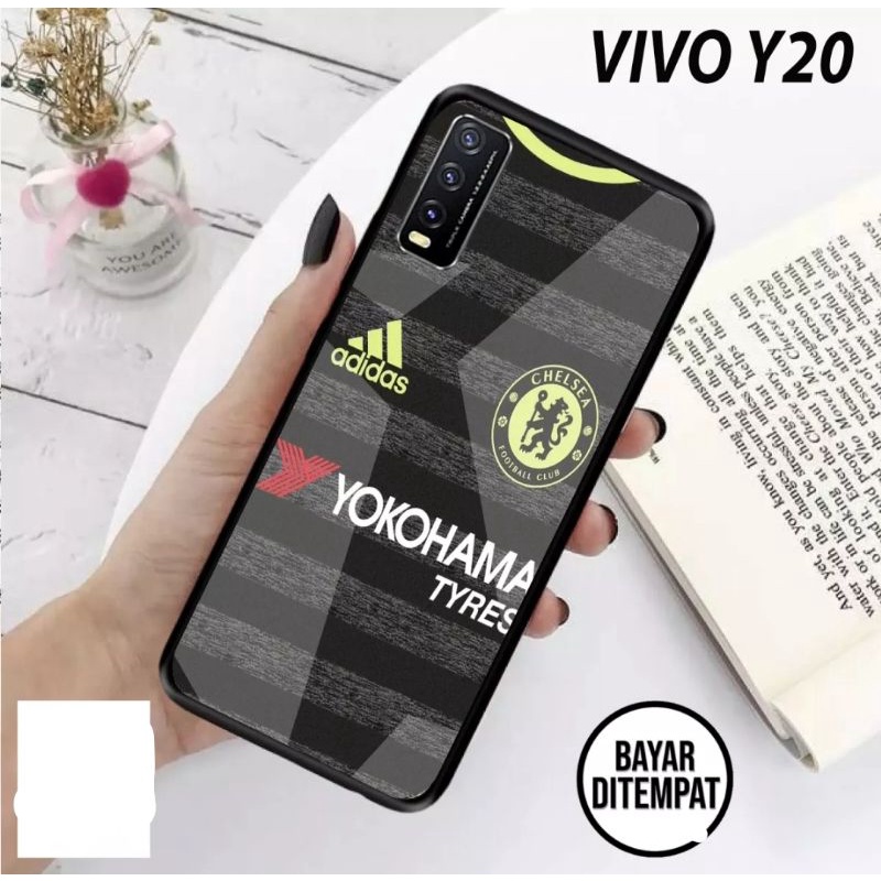 Ax case custom Vivo Y12s,Y20, Y20s, Y20i Jersey bola hardcase