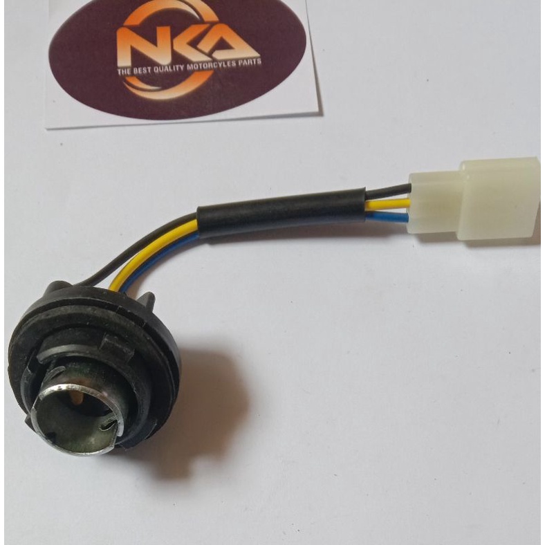 FITING PITING LAMPU SEN ASSY DUDUKAN SEN DEPAN ASSY MIO OLD SOKET LAMPU BELAKANG STOP VIXION