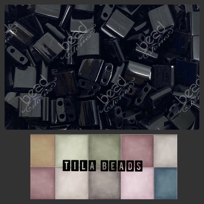 Miyuki Tila Beads TL - Black