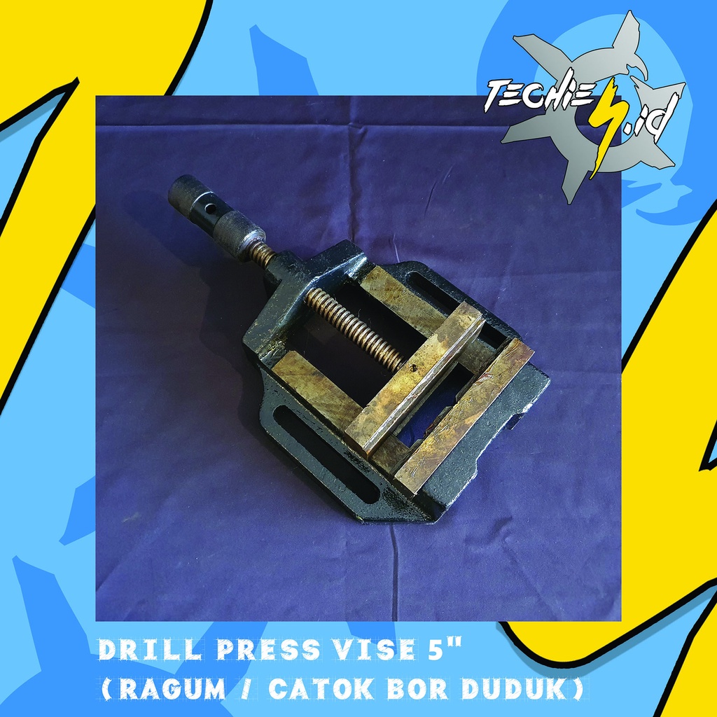 Drill Press Vise 5inch / 125mm (Ragum / Catok / Tanggem Bor Duduk)