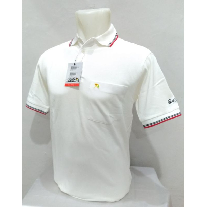 Kaos Kerah Polo Shirt Pria ARNOLD PALMER 100% ORIGINAL MURAH PUTIH WHITE