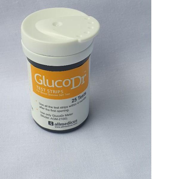 ⅎ Strip Gluco Dr e 8 AGM 2100 Biosensor Stik Gluco Dr Stik Gula Darah Gluco Dr ▼