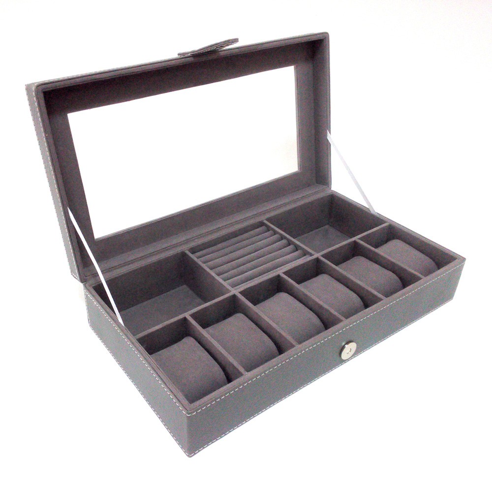 [Kualitas Super] 3 in 1 Box Jam Tangan isi 6 Jumbo + Perhiasan &amp; ACC