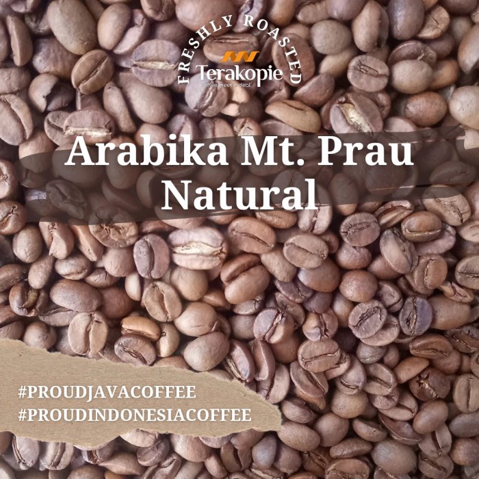 

KOPI ARABIKA GN. PRAU NATURAL | Biji/Bubuk | Roasted Coffee |Terakopie - 200 Gram