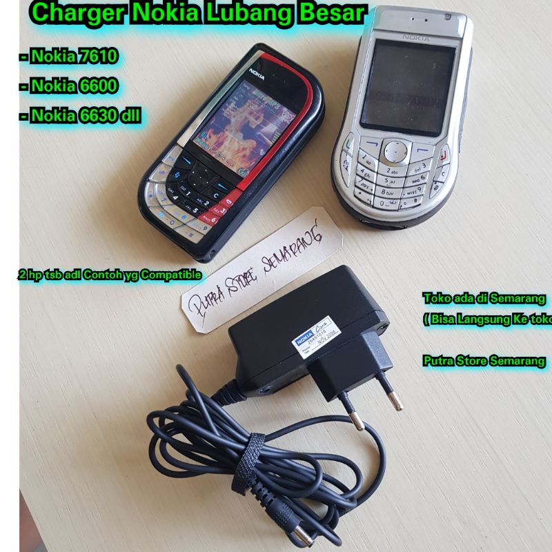 Charger nokia lubang besar Cas Nokia besar Cas Nokia 7610 6630 dll