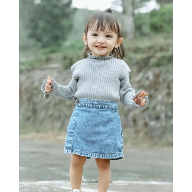 Rok Celana Rocela Jeans Anak 1-7 TH / Rok Celana Anak Hotpants Jeans
