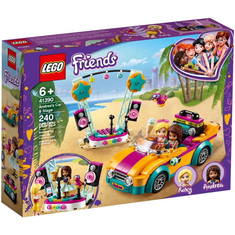 Toys LEGO Friends Andrea's Car &amp; Stage 41390