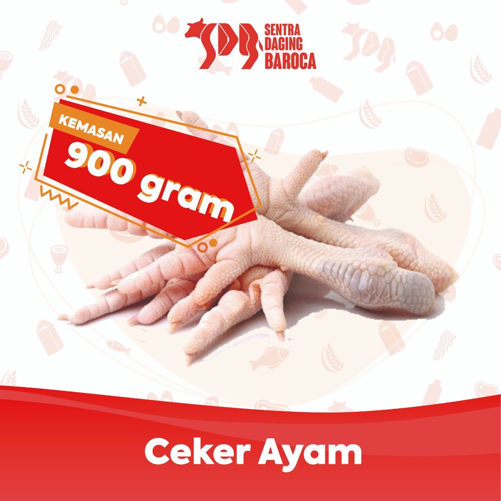 Jual [ CEKER AYAM / KAKI AYAM BERSIH 900gr ] Ceker ayam fresh 900 gram