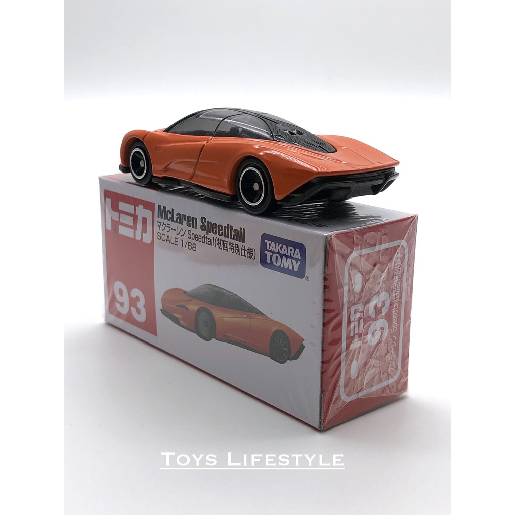 Tomica Diecast 93 McLaren Speedtail (Oranye)