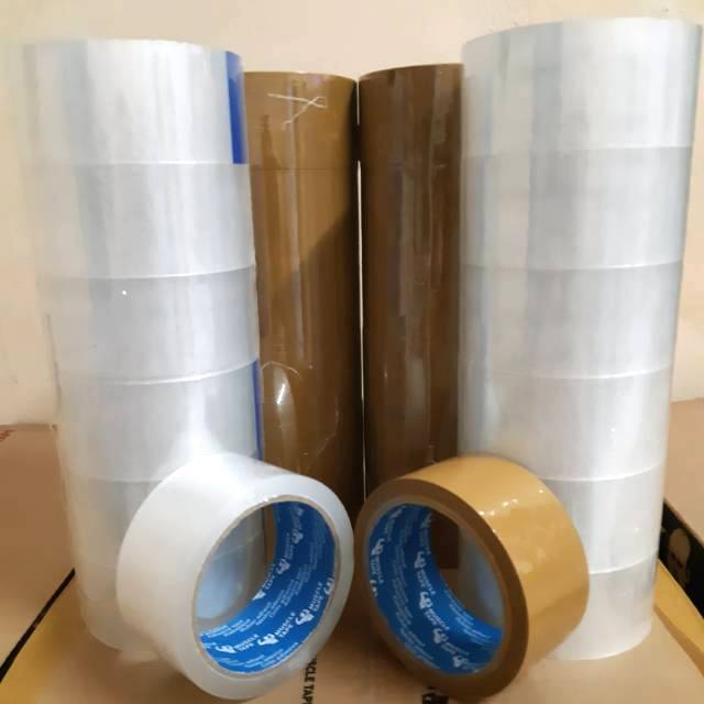 

LAKBAN MURAH BENING/COKLAT 2" (45MM × 72 YARD FULL) KUALITAS DAIMARU HARGA PABRIK