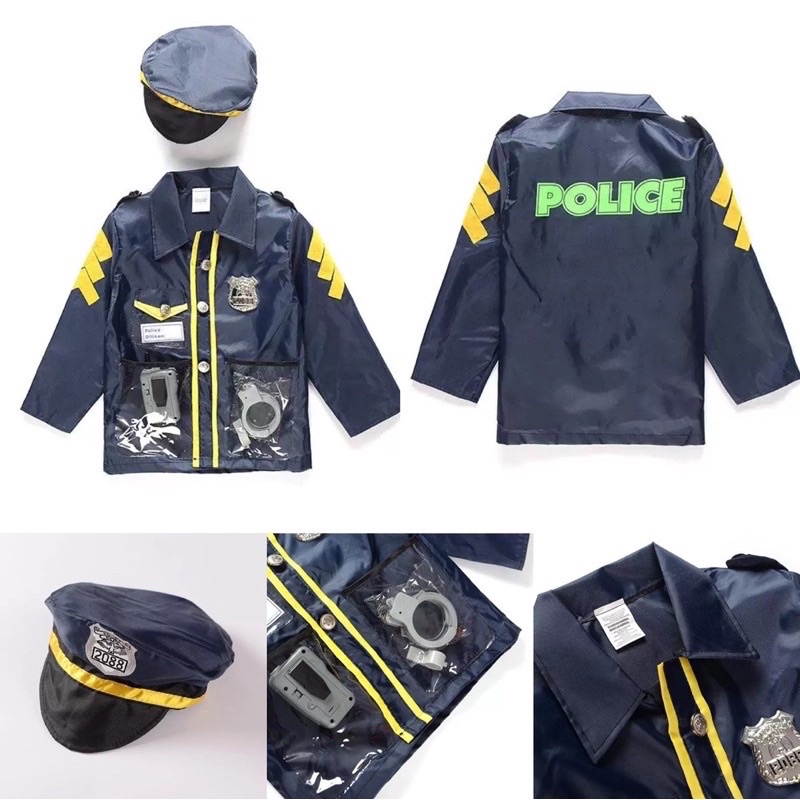 kostum baju anak children costum doctor police fireman nurse worker kostum hallowen