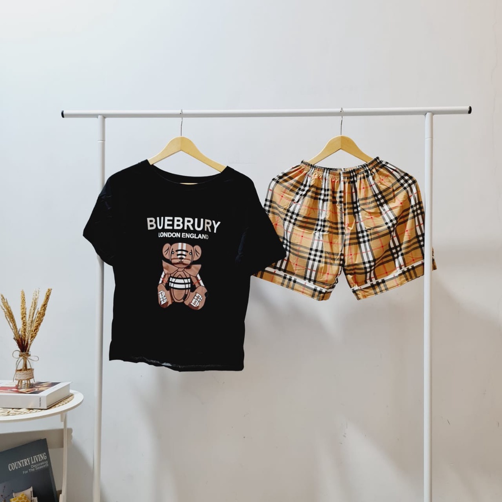 SNR - BAJU TIDUR LENGAN PENDEK CELANA PENDEK