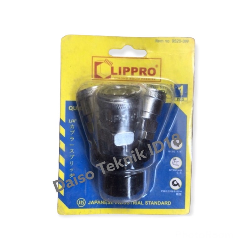 LIPPRO COUPLER 3 CABANG - QUICK COUPLER 3 WAY LIPPRO