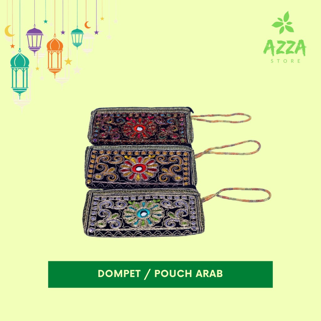 Pouch Dompet Arab / Dompet Oleh Oleh Haji &amp; Umroh