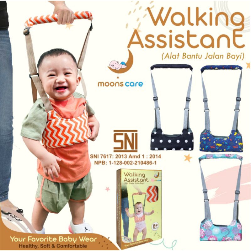 moons care Alat Bantu Jalan Bayi | Alat Belajar Jalan / Baby Walker Alat berjalan anak Walking Assis