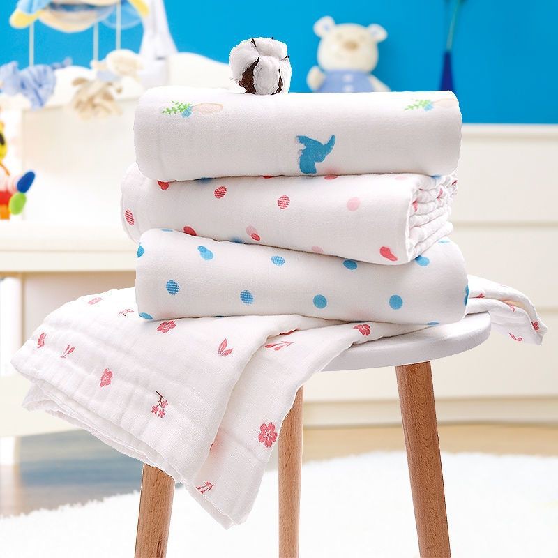 HANDUK MUSLIN 6 LAPIS 90x90 HANDUK BAYI / BABY TOWEL