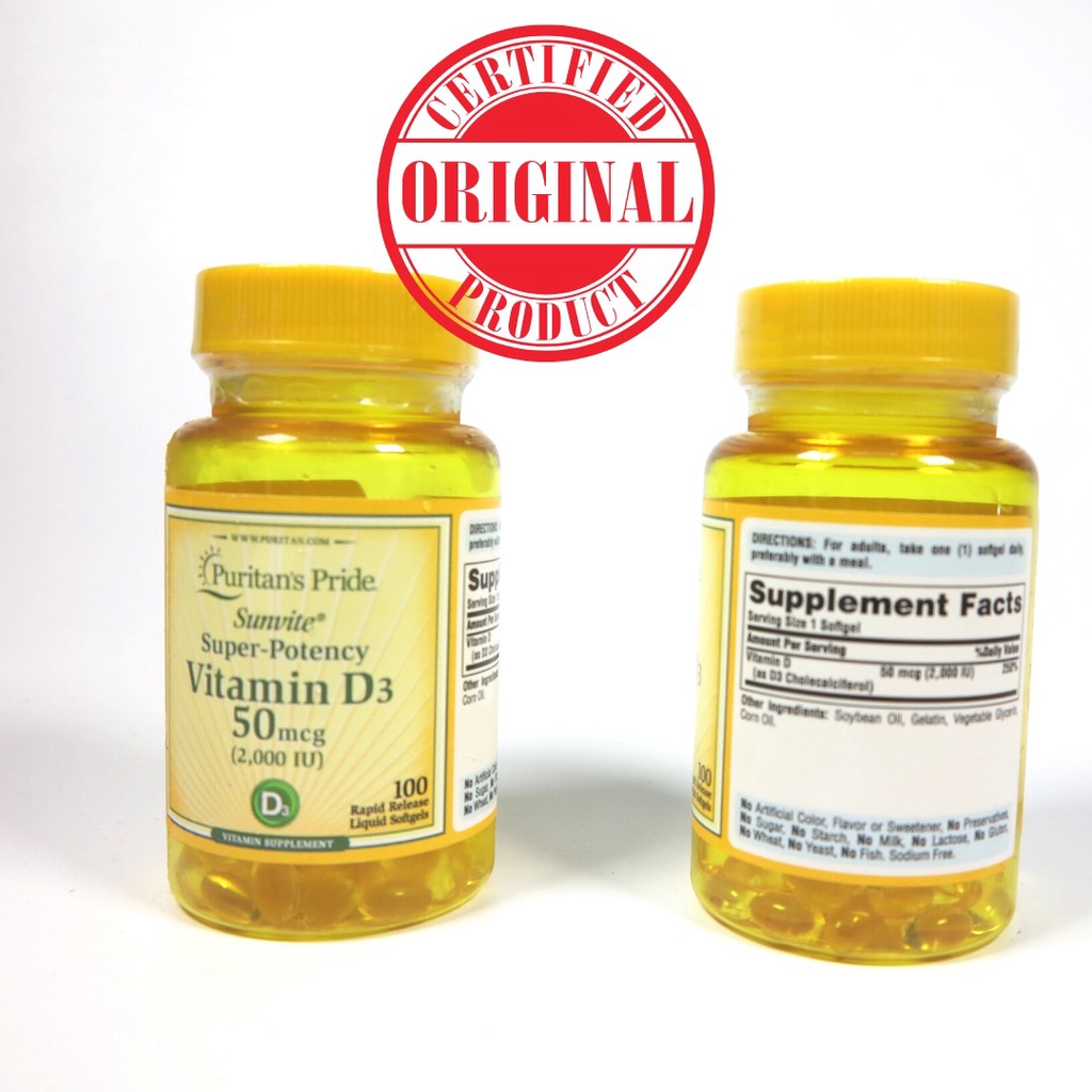 Puritan's Pride vitamin D3 2000 iu