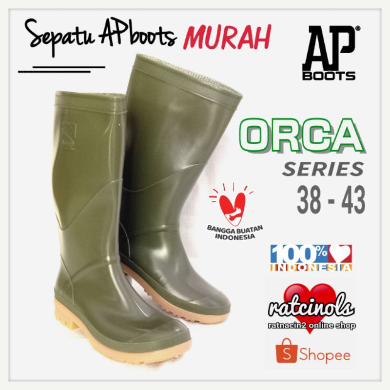 Sepatu Ap Boots ORCA Hijau