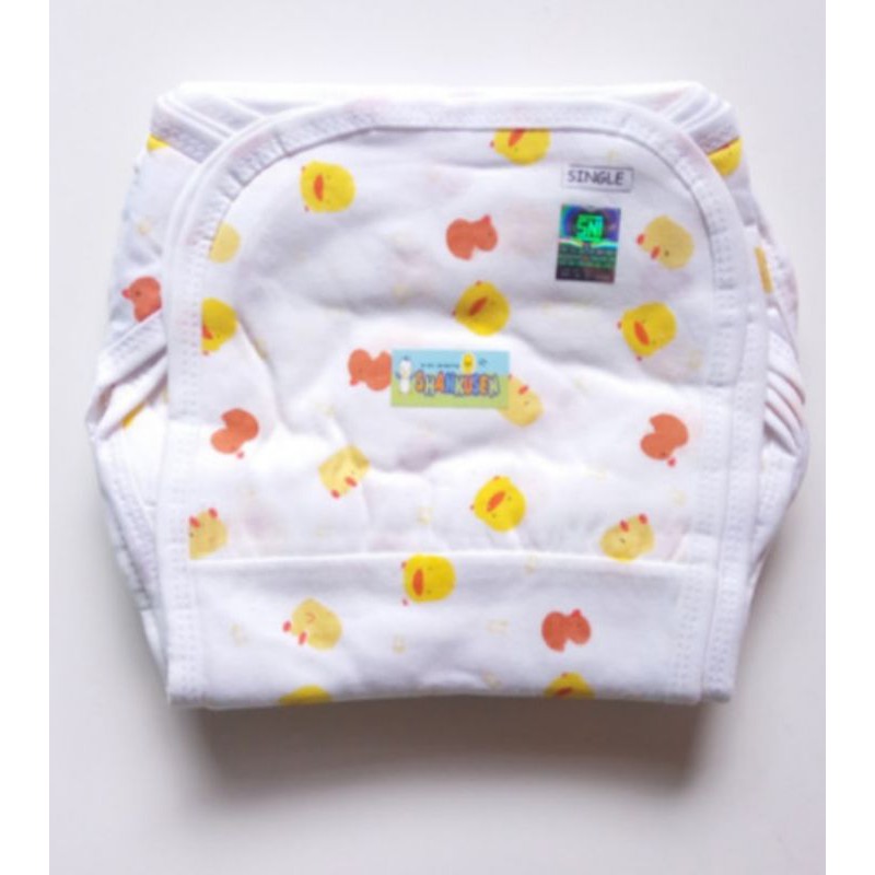 GROSIR !! 12 PCS POPOK BAYI SHANKUSEN SNI MOTIF DUCK [Bagus] / LOWER BAYI FUL PRINT SNI